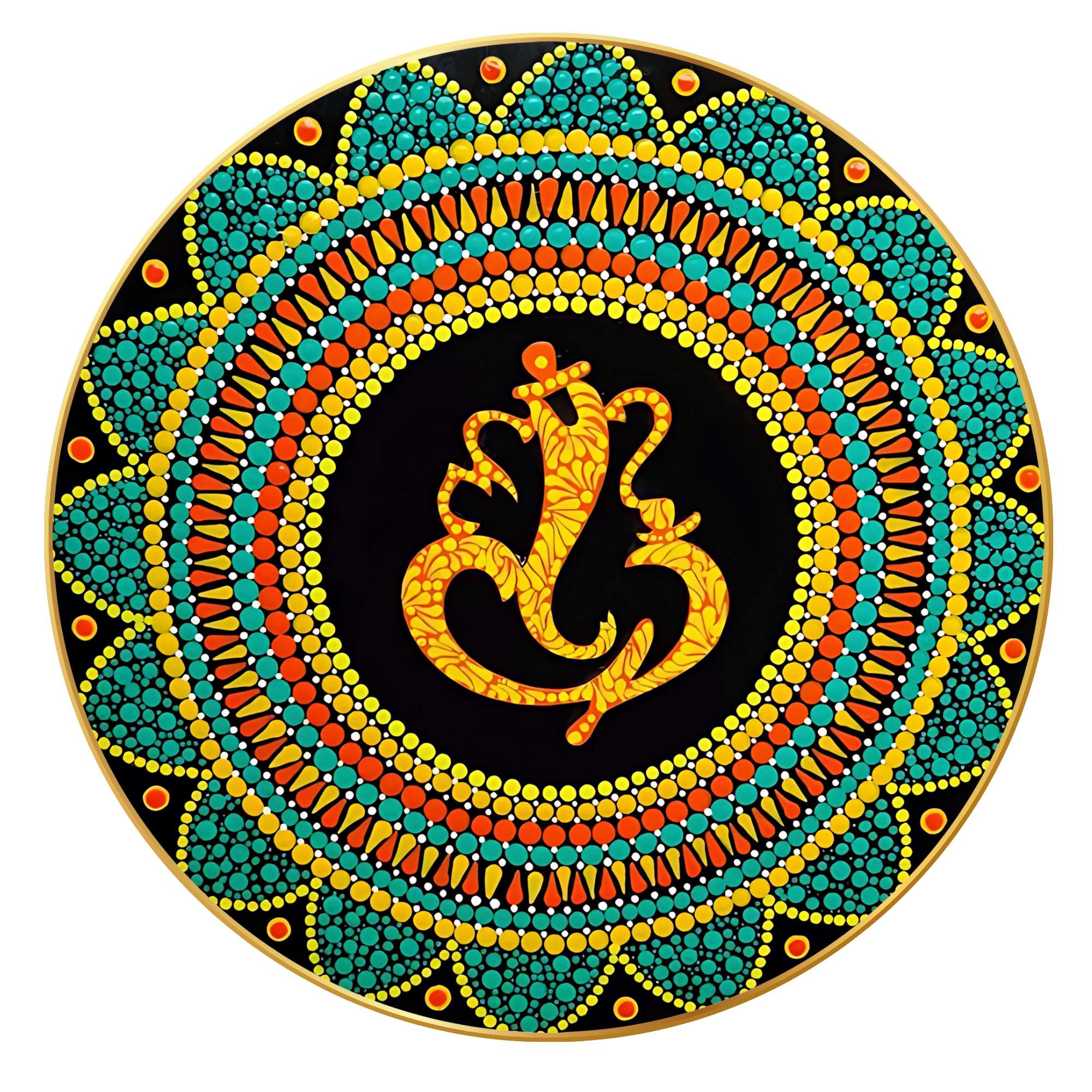 Round Wall Painting - Image 6