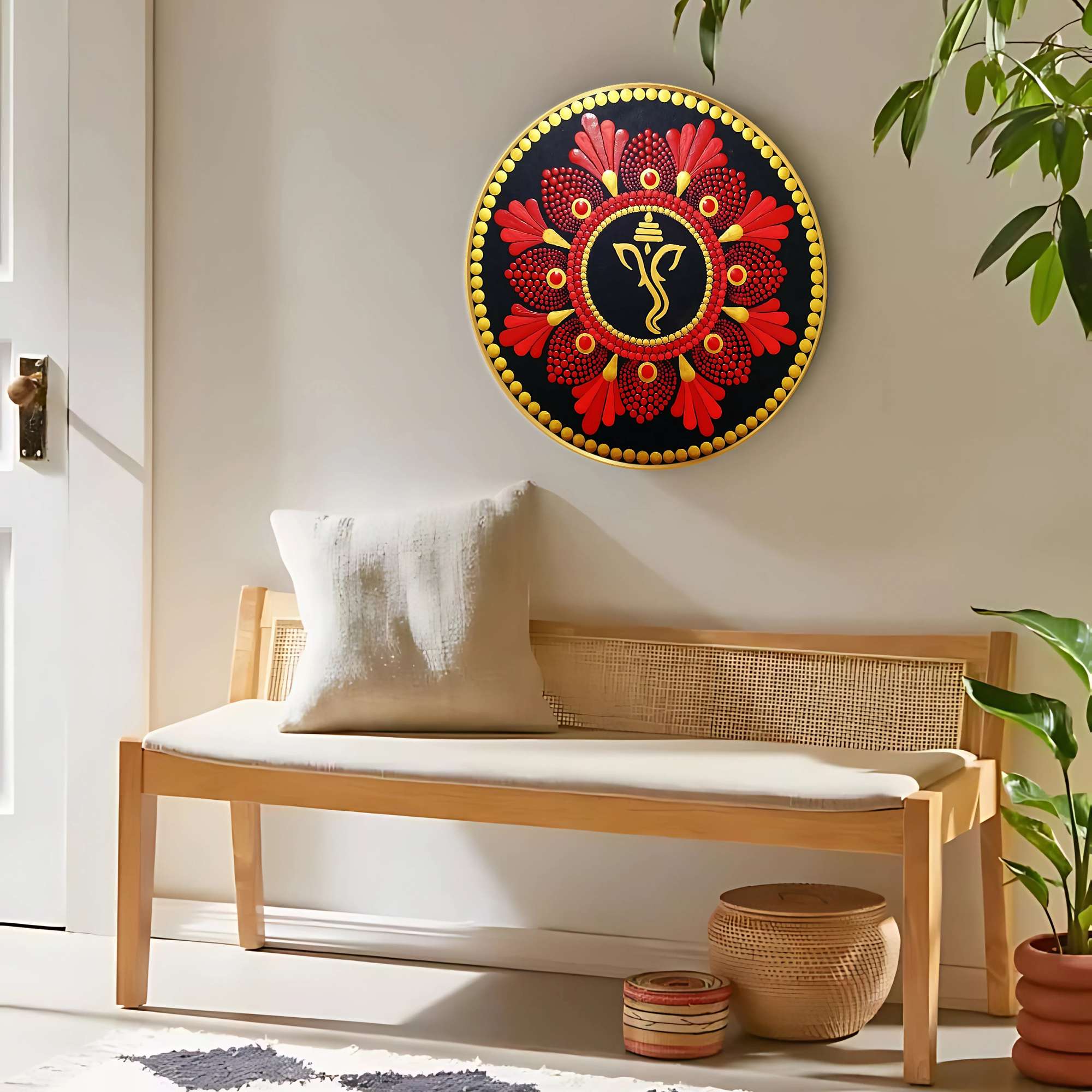 Round Wall Painting - Image 5